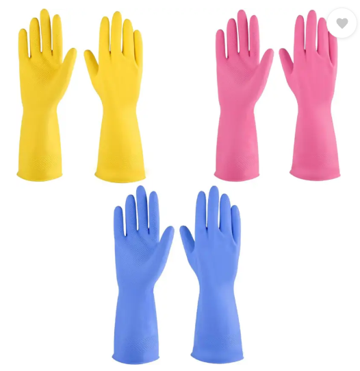 Rubber Cleaning Gloves for Dishwashing